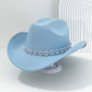 🤠 50% OFF NOW! 💖 Women's Rhinestone Heart Cowboy Hat – Elegant French jazz fedora – Sparkly detail, lightweight & adjustable – perfect for festivals, parties or chic summer style 🎶