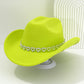 🤠 50% OFF NOW! 💖 Women's Rhinestone Heart Cowboy Hat – Elegant French jazz fedora – Sparkly detail, lightweight & adjustable – perfect for festivals, parties or chic summer style 🎶