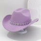 🤠 50% OFF NOW! 💖 Women's Rhinestone Heart Cowboy Hat – Elegant French jazz fedora – Sparkly detail, lightweight & adjustable – perfect for festivals, parties or chic summer style 🎶