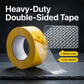 📏 Heavy-Duty Double-Sided Tape | Tear-Resistant Woven Mesh · Strong Adhesion That Won’t Peel Off · Leaves No Residue When Removed · Secures Slipping Carpets | Anti-Slip Carpet Fixation · Wall Decor · Crafts · Home Repairs