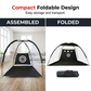 🏌️ Portable Golf Practice Net | High-Strength, Impact-Resistant Mesh · Precise Target Feedback · Foldable and Portable for Easy Storage | Backyard/Garden/Driveway · Indoor and Outdoor Swing Practice