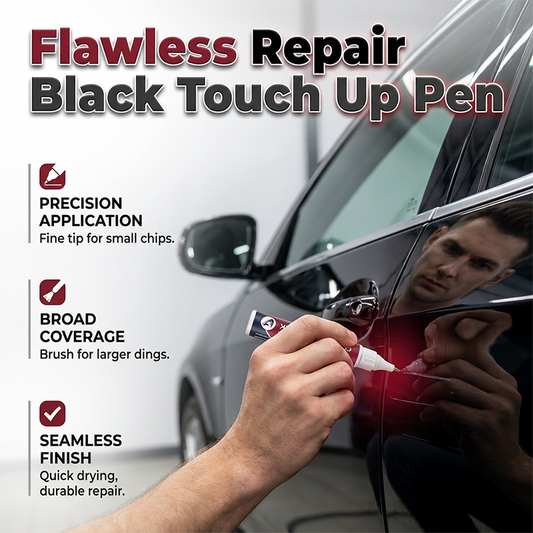 🚗50% OFF🖊️ Black Touch-Up Pen | Instantly Covers Scratches · Dual-Action Applicator Tip · Long-Lasting, Waterproof Seal