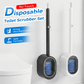 🧹 Disposable Toilet Brush Set | Touchless Disposal | Daily Bathroom Cleaning · Removes Grime from Hard-to-Reach Areas