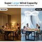💡🌀 50% OFF! Double-head LED ceiling fan with light – 2 independent heads, 3 speeds, and remote control – Perfect for large rooms ✨