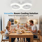 💡🌀 50% OFF! Double-head LED ceiling fan with light – 2 independent heads, 3 speeds, and remote control – Perfect for large rooms ✨