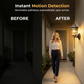 💡 Motion-Sensor Solar Wall Light | Three Lighting Modes · Weather-Resistant and Rainproof | Porch/Patio/Outdoor Night Lighting