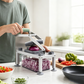 🔥50% OFF🥔 Multifunctional Vegetable Cutter | Interchangeable Blades for Dicing, Slicing, and Julienning · 420 Stainless Steel, Rust-Resistant
