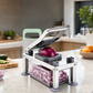 🔥50% OFF🥔 Multifunctional Vegetable Cutter | Interchangeable Blades for Dicing, Slicing, and Julienning · 420 Stainless Steel, Rust-Resistant