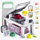 🔥50% OFF🥔 Multifunctional Vegetable Cutter | Interchangeable Blades for Dicing, Slicing, and Julienning · 420 Stainless Steel, Rust-Resistant