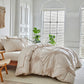 🛏️2026 HOT SALE 35000+ Sold 50% OFF! 💤🌙Elegant Tufted Floral Pinch Pleat Duvet Cover Set, Premium Soft Breathable Bedding Set, Stylish Cozy Bedroom Decor with Pillowcases
