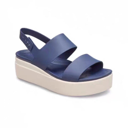 🥿✨ 50% OFF! Women's Flat Platform Sandals – Memory Foam Sole, Flexible TPU Upper, Adjustable Snap Closures, 5 Colors, Perfect for Summer & Everyday Wear ☀️