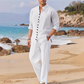 ☀️👔 LIMITED-TIME 50% OFF! Men’s Minimalist Shirt & Trousers Set – Breathable Blend, Relaxed Fit & Modern Button Detail ✨