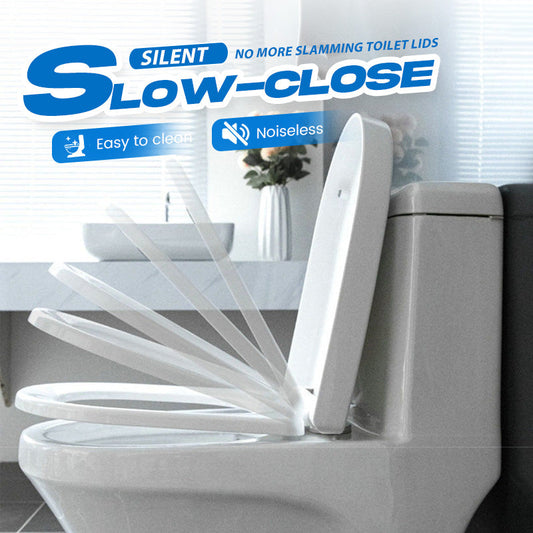 🚽💤 50% OFF! Slow-Close Toilet Seat – No more slamming. Quick‑release hinges, easy to detach. Fits U/V/O shapes. A peaceful bathroom upgrade! 🛁✅