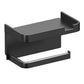 🚽 50% OFF! 🧻 Wall-Mounted Toilet Paper Holder with Shelf – PP – No Drilling Required & Waterproof for the Bathroom
