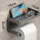 🚽 50% OFF! 🧻 Wall-Mounted Toilet Paper Holder with Shelf – PP – No Drilling Required & Waterproof for the Bathroom
