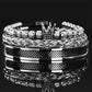 👑 50% OFF! 💎 3-piece men's bracelet set with crown design – Luxurious look, durable & versatile – Perfect for everyday wear & special occasions ✨