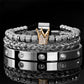 👑 50% OFF! 💎 3-piece men's bracelet set with crown design – Luxurious look, durable & versatile – Perfect for everyday wear & special occasions ✨
