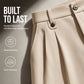 👔 50% OFF! 🩳 Men's casual-style short suit pants with wide leg openings – Comfortable everyday fashion