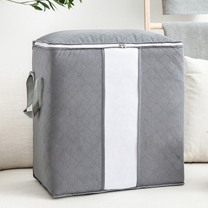 🧺 50% OFF! 🔥🔥90L extra-durable storage bag🏆Moth-proof and airtight with a transparent window🛏️ Thick, airtight, and ready for a move! 🇬🇧🧳
