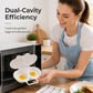 🥳2026 HOT SALE🥳💞80K+ SOLD!💥Poach Eggs in Minutes! No-Oil Dual-Cavity Microwave Poacher