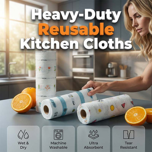 🧼 50% OFF NOW! ✨ Disposable cleaning cloth—works on all surfaces, won’t scratch, lint-free, absorbent, and perfect for glass, screens, or the kitchen—dispose of after use 🗑️