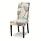 🛋️ Universal Chair Cover with Stretch Fabric & Print – for the backrest and seat, washable & versatile for the dining table & living room 🪑