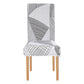 🛋️ Universal Chair Cover with Stretch Fabric & Print – for the backrest and seat, washable & versatile for the dining table & living room 🪑