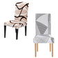 🛋️ Universal Chair Cover with Stretch Fabric & Print – for the backrest and seat, washable & versatile for the dining table & living room 🪑