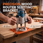 🔧 50% OFF! ⚙️ Aluminum alloy router guide for routing—precision control, sturdy construction, and universal fit—perfect for professional woodworking and DIY 🛠️✨