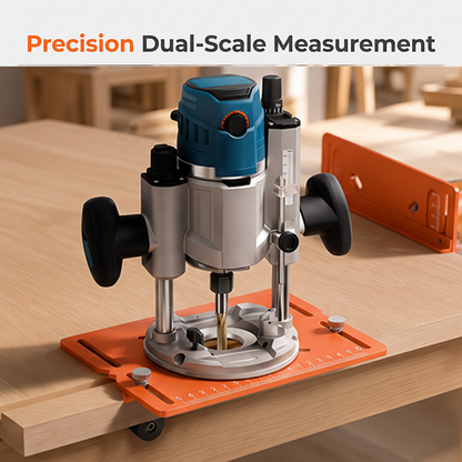 🔧 50% OFF! ⚙️ Aluminum alloy router guide for routing—precision control, sturdy construction, and universal fit—perfect for professional woodworking and DIY 🛠️✨