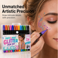 🎨 50% OFF!✨ 24-color glitter marker set with dual tips for face and body, vibrant colors for party makeup⭐