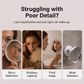 💄 10X Magnifying Makeup Mirror – LED Ring Light & 360° Adjustable for Makeup & Skincare