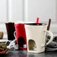 🎅Christmas HOT SALE 50% OFF🍫Ceramic Chocolate Fondue Mug
