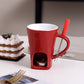 🎅Christmas HOT SALE 50% OFF🍫Ceramic Chocolate Fondue Mug