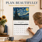 🎨 2027 Art Wall Calendar – Van Gogh-Inspired Floral Designs for Home & Office