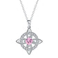 ☘️ Celtic Knot Birthstone Necklace – Elegant & Adjustable for Everyday & Special Occasions