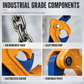 🛢️50% OFF✨Heavy-Duty Oil Drum Lifting Clamp—Forklift and Crane Lifting Device for Steel and Metal Drums, Sturdy and Safe Lifting💥