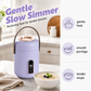 🍲50% OFF! 1 L Multifunctional Electric Cooker – Nonstick Ceramic Coating, Keeps Food Warm for Up to 8 Hours, and 360° Heating for Healthy, Quiet Cooking Anywhere 🏆✨