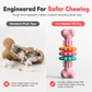 📢📢50% OFF !! ⏰Durable TPR Bone Shaped Dog Chew Toy Bite Resistant Teething Toy for Large Dogs🦴