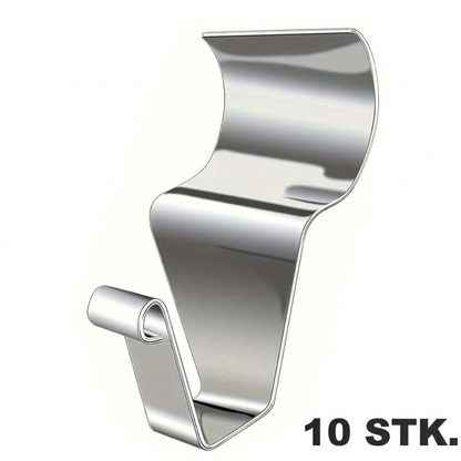 🧱 50% OFF! 🏠 Durable 304 stainless steel hook mounts for vinyl siding – hole-free installation for outdoor decorations 🔩