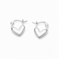 💕 50% OFF! ✨ Small Heart Hoop Earrings – Smooth finish & French minimalist style ✨