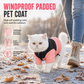 Warm Winter Dog Coat Color Block Padded Pet for Small Medium and Large Dogs and Cats